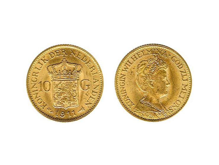 10 gulden goud 1911