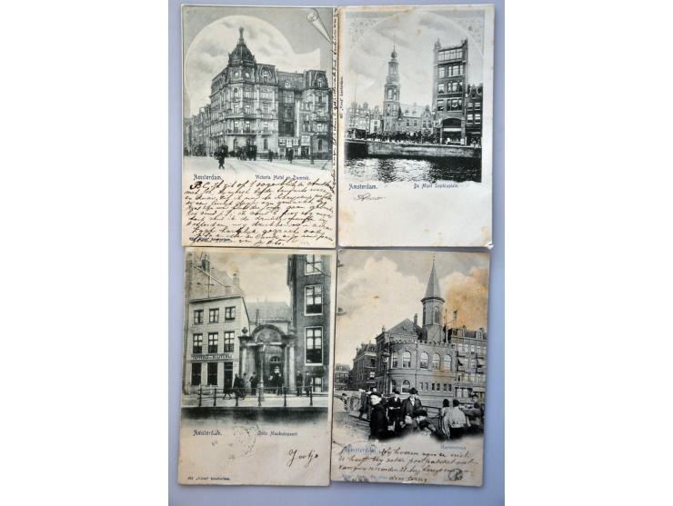 Amsterdam uitgever VIVAT collectie ca. 180 ex. zeer oude met beter incl. lijst VDP