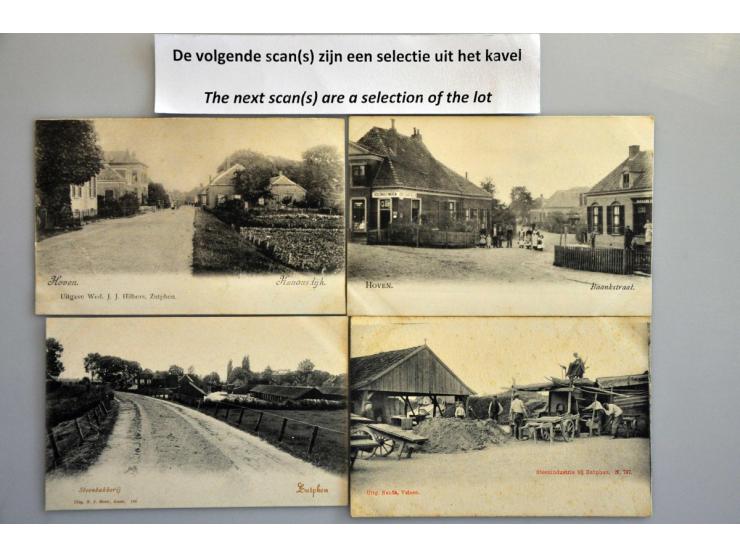 collectie ca. 300 ex. zeer oude met veel beter en extra kalenderplaatjes in album