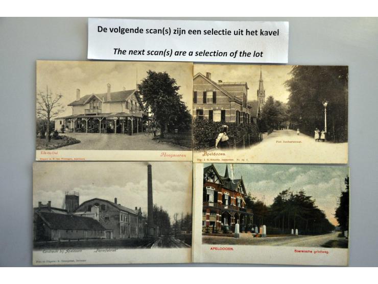 collectie 270 ex. zeer oude met veel beter en extra kalenderplaatjes in album