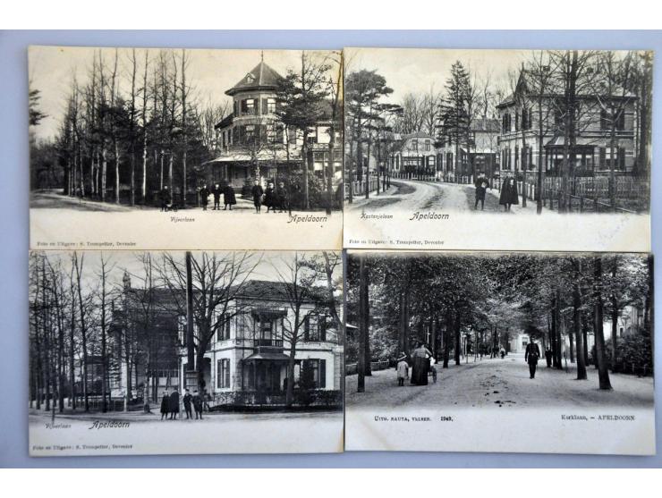 collectie 270 ex. zeer oude met veel beter en extra kalenderplaatjes in album