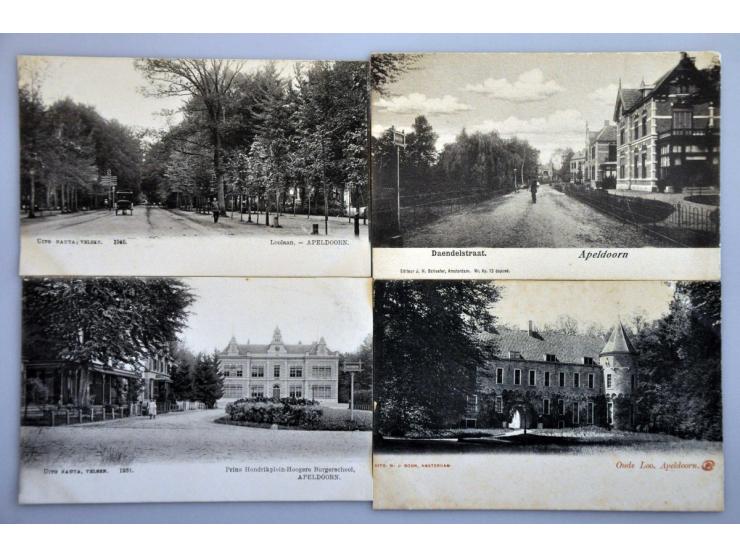 collectie 270 ex. zeer oude met veel beter en extra kalenderplaatjes in album