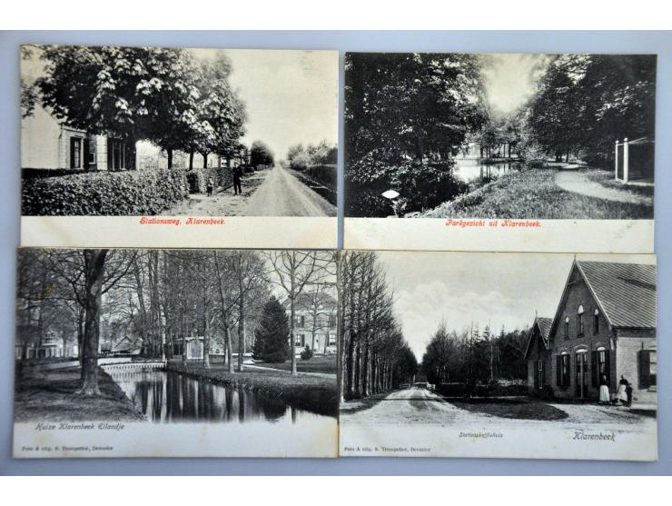 collectie 270 ex. zeer oude met veel beter en extra kalenderplaatjes in album