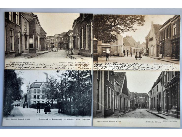 collectie 230 ex. zeer oude met veel beter en extra kalenderplaatjes in album