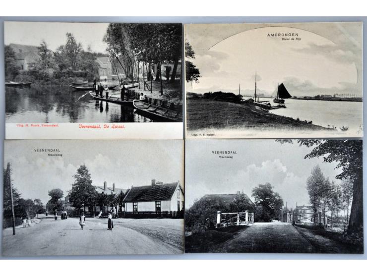 , Gelderland collectie 225 ex. zeer oude met veel beter en extra kalenderplaatjes in album