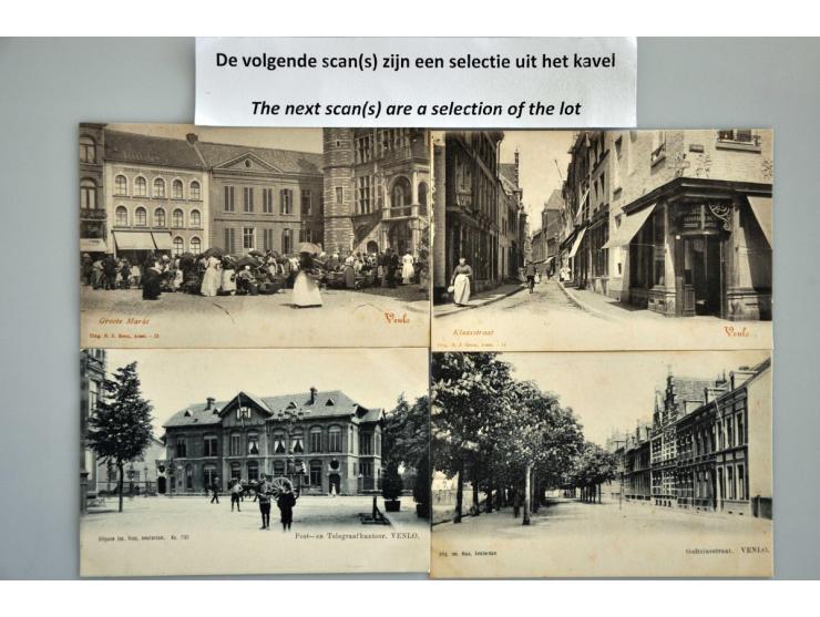 collectie 130 ex. zeer oude met veel beter en extra kalenderplaatjes in album