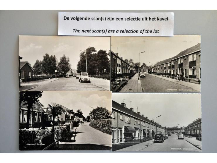 Akersloot collectie 234 ex. oude meest jaren '50-'60 in doosje