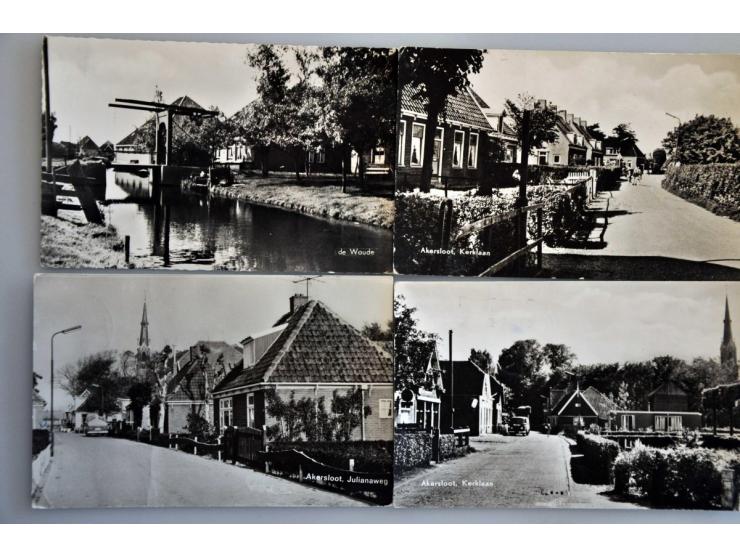 Akersloot collectie 234 ex. oude meest jaren '50-'60 in doosje