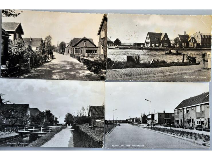 Akersloot collectie 234 ex. oude meest jaren '50-'60 in doosje