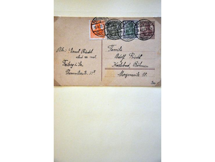collectie 1872-1934 zowel gestempeld als */** verzameld met vele betere ex. en series w.b. alle Zeppelins in over het algemee