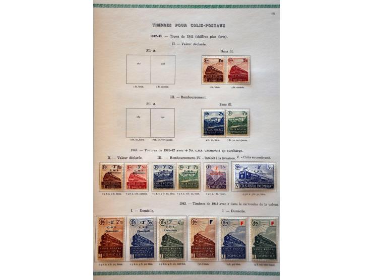 spoorwegen, collectie meest * met veel beter materiaal op albumbladen