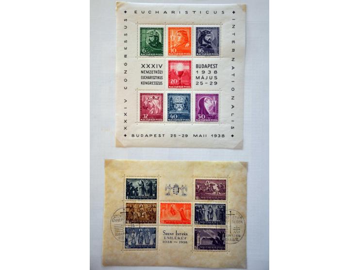 collectie 1871-1940 meest gestempeld en iets gespecialiseerd, keurig opgezet op bladen