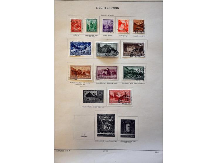 collectie 1912-1940 meest gestempeld met beter materiaal op albumbladen