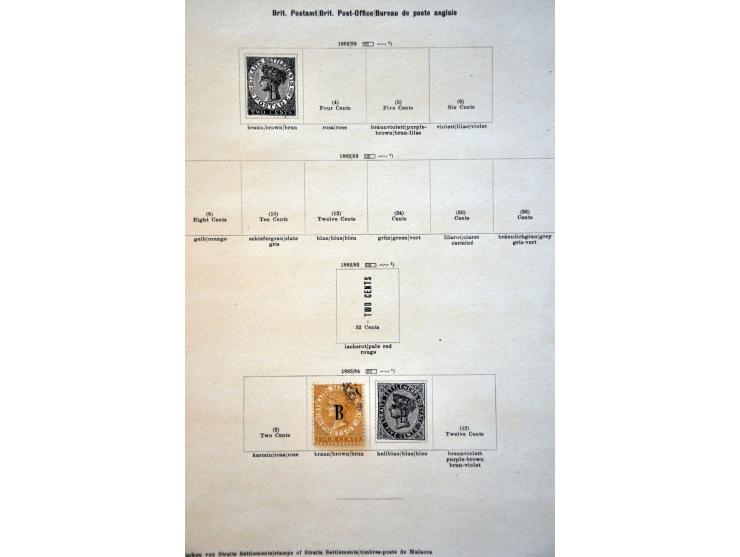 collectie 1883-1939 gestempeld met betere ex. op albumbladen