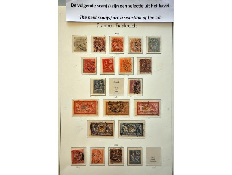 collectie 1900-1985 deels */** met beter materiaal in 4 albums