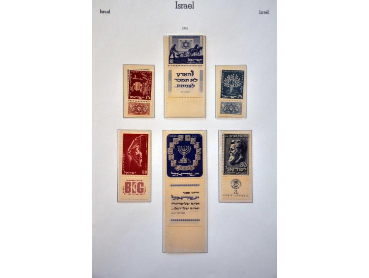 collectie 1948-2014 meest ** en behoudens Mi. nrs. 7-9 geheel compleet (inclusief hongerblok en Back of the Book) in 3 Leucht