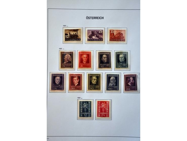 collectie 1850-1980 meest */** met beter materiaal w.b. Rotary en Hitler-opdrukken in 2 Davo albums