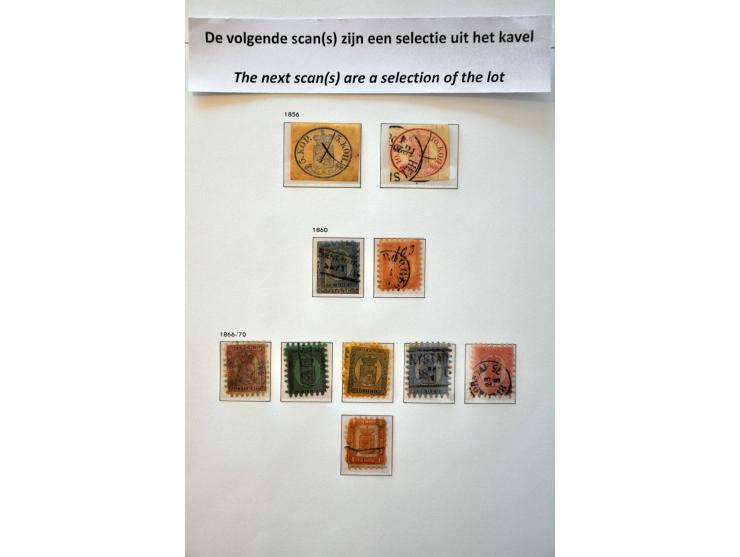 collectie 1856-1979 met beter materiaal (klassieke gedeelte gemengde kwaliteit) in luxe Davo album