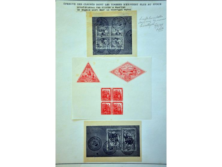 Album de Fac-similés uitgave van L'Union Philatelique de Genève (1928). Verzameling vervalsingen van Francois Fournier. Het a