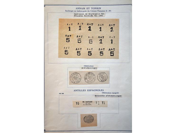 Album de Fac-similés uitgave van L'Union Philatelique de Genève (1928). Verzameling vervalsingen van Francois Fournier. Het a