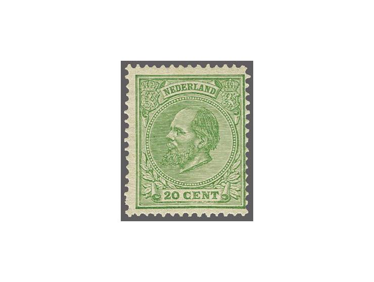 20 cent groen tanding 13½ x 13¼, pracht ex., cat.w. 825