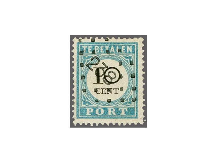 238 - Oirschot - op port 10 cent, pracht ex., cat.w. 175