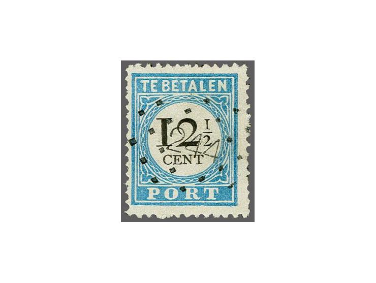 244 - Uithuizen - op port 12½ cent, pracht ex., cat.w. 125+35