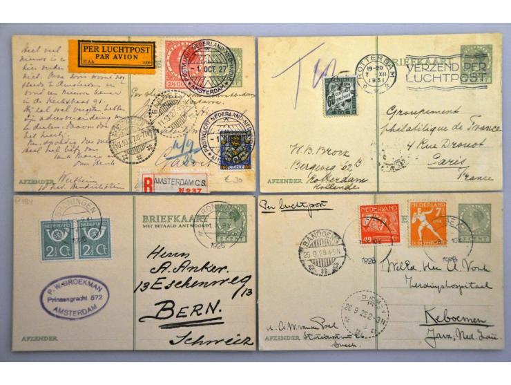 collectie gebruikte briefkaarten 1871-2016, 650 stuks w.b. 4 gefrankeerde formulieren, veel beter w.b. G214e (Morschpoort), 2