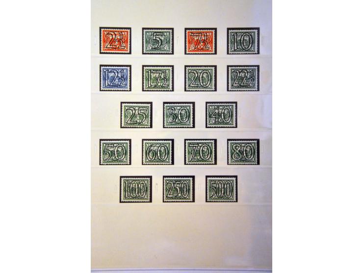 collectie 1869-2006 * (w.b. enkele nagegomd en zeer veel **) met betere series in 5 albums in doos