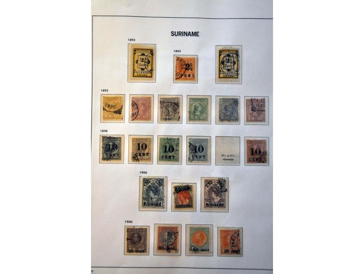 collectie 1873-1976 met betere ex. en series in Davo album