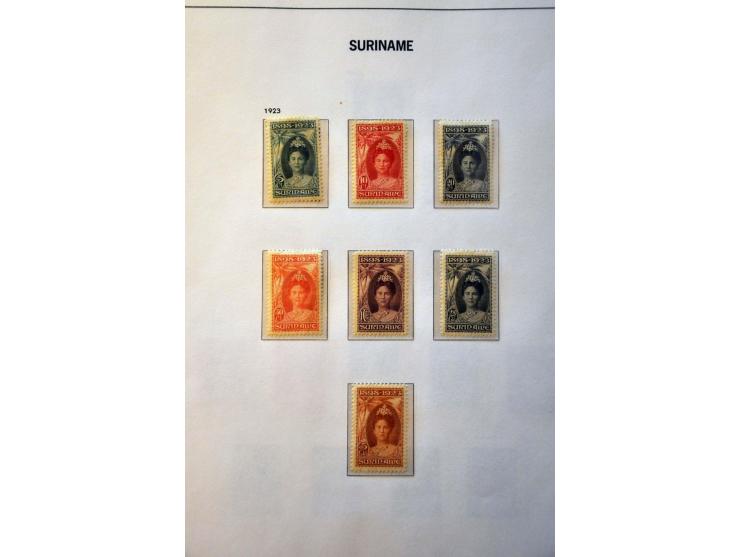 collectie 1873-1976 met betere ex. en series in Davo album