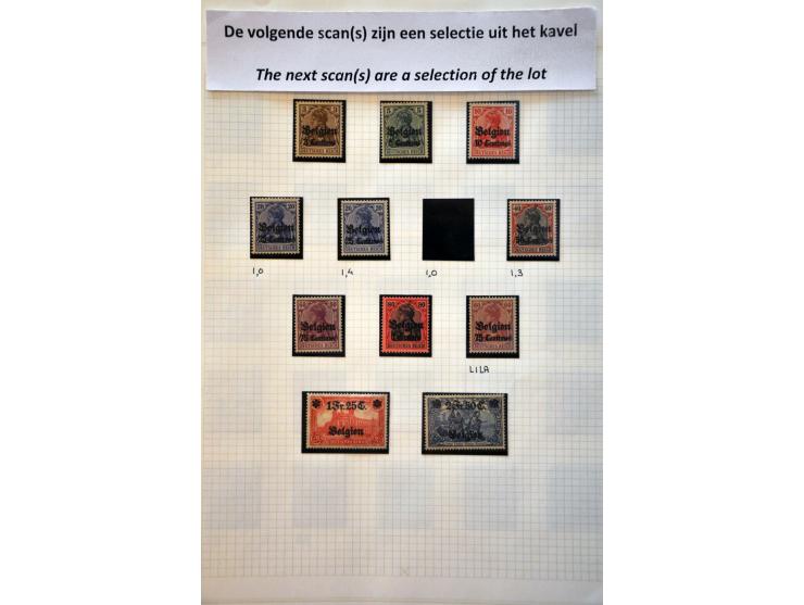 en Tweede Wereldoorlog uitgebreide deels gespecialiseerde collectie tussen België en Zara */** met veel betere ex., plaatfout