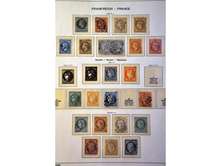 collectie 1849-1967 meest */** met beter materiaal w.b. klassiek, Bordeaux 1923, Transatlantique, blok Parijs 1925 etc. in Sc