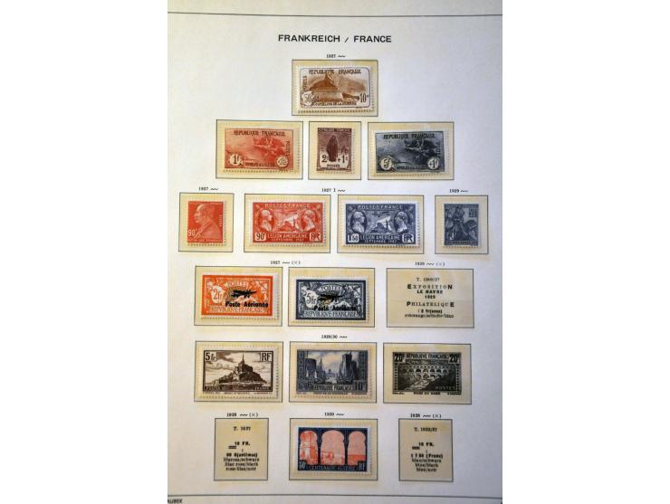 collectie 1849-1967 meest */** met beter materiaal w.b. klassiek, Bordeaux 1923, Transatlantique, blok Parijs 1925 etc. in Sc