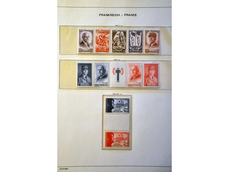 collectie 1849-1967 meest */** met beter materiaal w.b. klassiek, Bordeaux 1923, Transatlantique, blok Parijs 1925 etc. in Sc