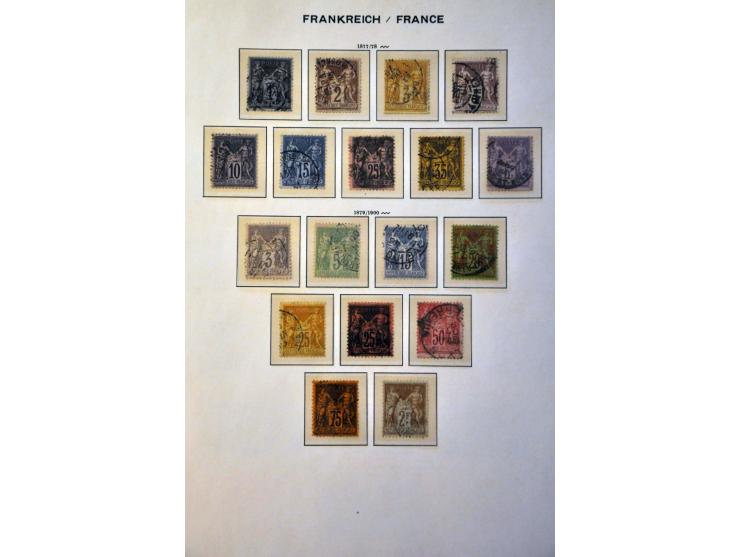 collectie 1849-1967 meest */** met beter materiaal w.b. klassiek, Bordeaux 1923, Transatlantique, blok Parijs 1925 etc. in Sc