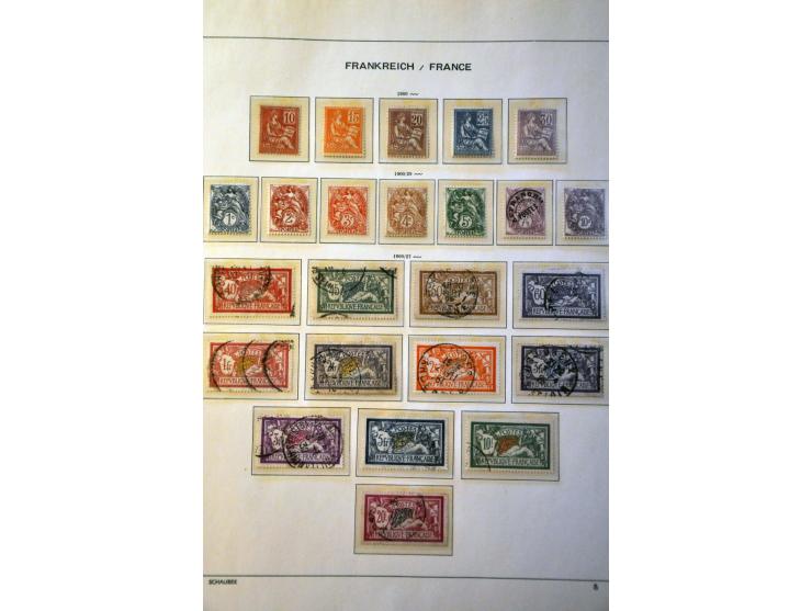 collectie 1849-1967 meest */** met beter materiaal w.b. klassiek, Bordeaux 1923, Transatlantique, blok Parijs 1925 etc. in Sc