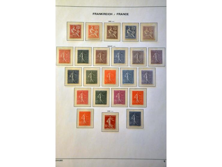 collectie 1849-1967 meest */** met beter materiaal w.b. klassiek, Bordeaux 1923, Transatlantique, blok Parijs 1925 etc. in Sc