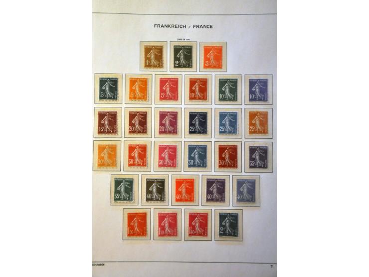 collectie 1849-1967 meest */** met beter materiaal w.b. klassiek, Bordeaux 1923, Transatlantique, blok Parijs 1925 etc. in Sc