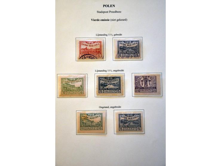 gespecialiseerde tentoonstellingscollectie w.b. bezetting Oostenrijk, Rusland, Pruissen en Duitsland en post(waarde)stukken i