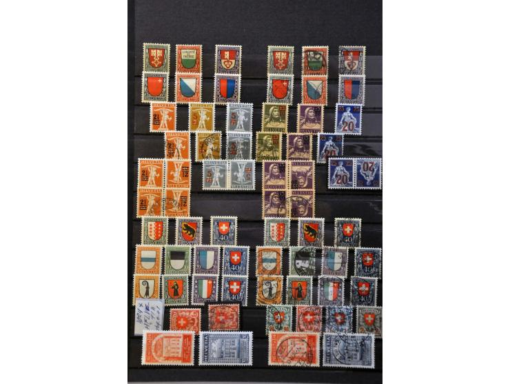 collectie 1850-1991 zowel gestempeld als */** verzameld met vele betere ex. en series, luchtpost, blokken, dienst etc. in 3 i