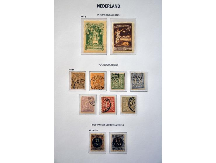 collectie 1852-2013 vanaf 1943 vrijwel geheel ** met veel beter materiaal w.b. nrs. 1-49, 130-131, roltanding, telegram, Inte