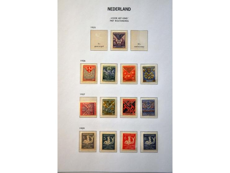 collectie 1872-1969 ** in meest mooie kwaliteit inclusief roltanding en port in luxe Davo album