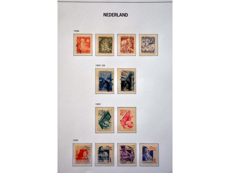 collectie 1852-2007 w.b. nrs. 1-131 compleet in deels gemengde kwaliteit en moderne gedeelte ** in 4 luxe Davo albums