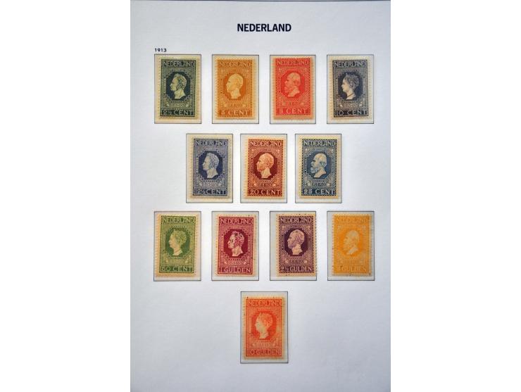 collectie 1852-2007 w.b. nrs. 1-131 compleet in deels gemengde kwaliteit en moderne gedeelte ** in 4 luxe Davo albums