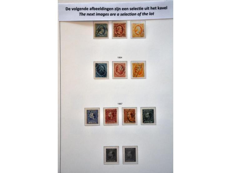 collectie 1852-1999 gestempeld, * (w.b. 346/349, 518/537 en IN1) en ** in 2 luxe Importa albums