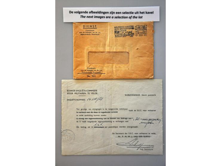 correspondentie korporaal der Politie-troepen 1943-1944 van Den Haag naar M.Stammlager V A inclusief correpondentie over uitb