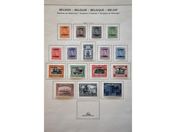 collectie 1849-2014, **/*/gestempeld, w.b. nominaal deels in originele verpakking, in 6 albums, 3 insteekboeken en 1 huls, in