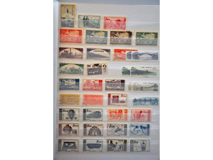 Peoples Republic, used and unused including better sets with a.o. Red Flag Canal (2x), Giant Pandas, Yenan Talks, The White-h