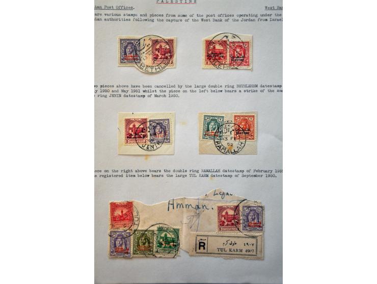 collectie brieven en PWS vanaf de Levant Periode, UK bezetting, tot modern, w.b. veldpost van de diverse oorlogen, 6-daagse o